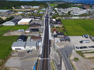 主要地方道 大谷狼煙飯田線 地方道改築6類工事（飯田工区 改良5工区）